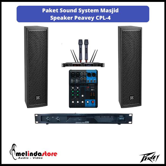 Paket Sound System Masjid Indoor Speaker Peavey - 2 Speaker